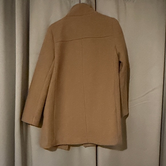 J. Crew Women's Camel Pea Coat - Picture 2 of 3